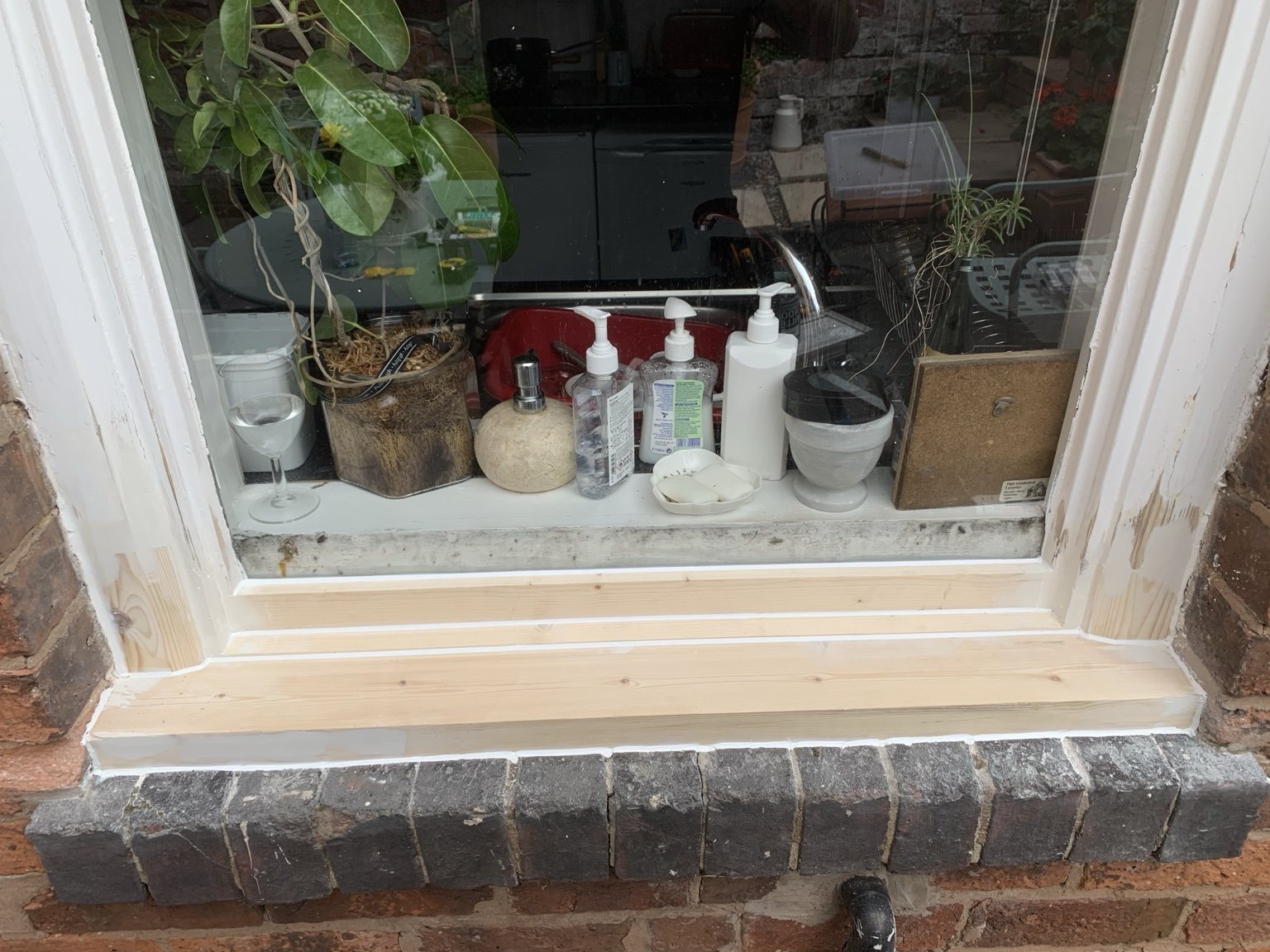 Window timber after repair